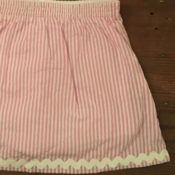 Bailey Boys Pink Stripe Seersucker Skirt - Size 4 - Picture 6 of 7